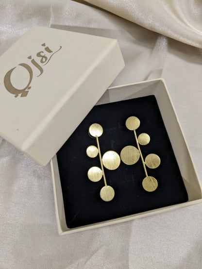 Svara Flow 18K Gold-Plated Brass Earrings