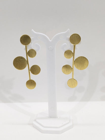 Svara Flow 18K Gold-Plated Brass Earrings
