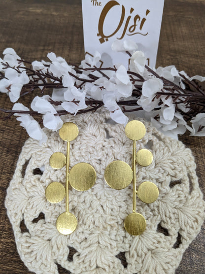 Svara Flow 18K Gold-Plated Brass Earrings