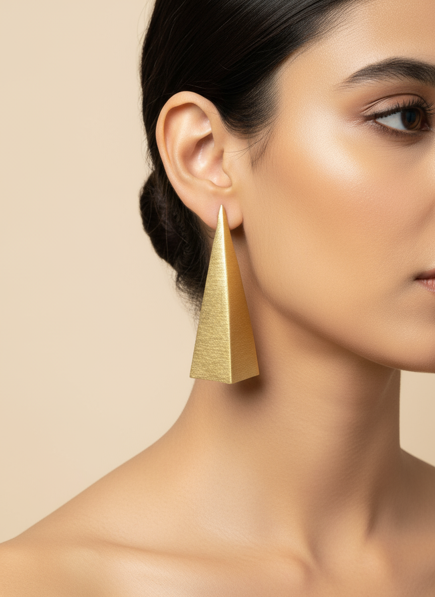 Aroha Peak 18K Gold-Plated Brass Earrings