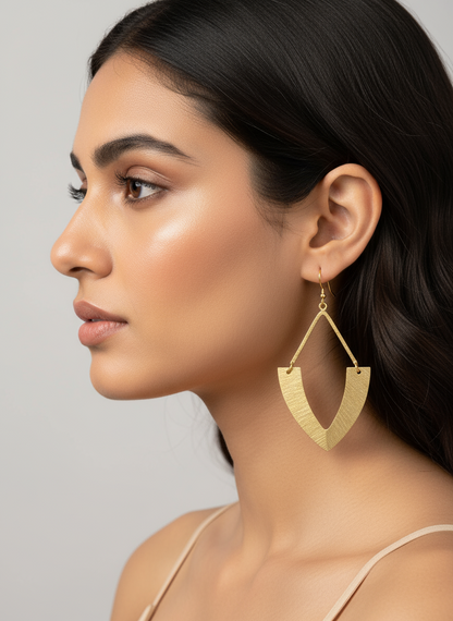Vinyasa Flow 18K Gold-Plated Brass earrings