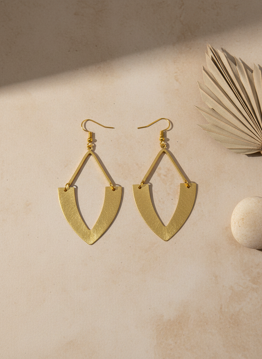 Vinyasa Flow 18K Gold-Plated Brass earrings