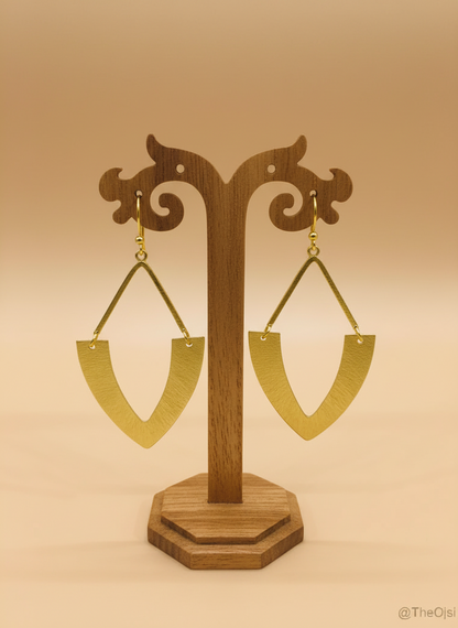 Vinyasa Flow 18K Gold-Plated Brass earrings