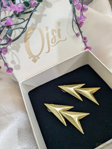 Utkarsa Rise 18K Gold-Plated Brass Earrings