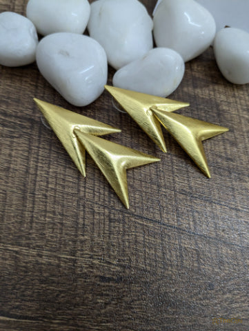 Utkarsa Rise 18K Gold-Plated Brass Earrings