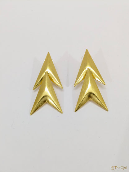 Utkarsa Rise 18K Gold-Plated Brass Earrings