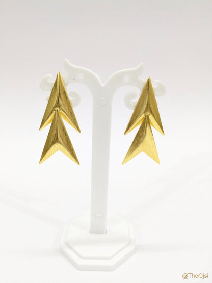 Utkarsa Rise 18K Gold-Plated Brass Earrings