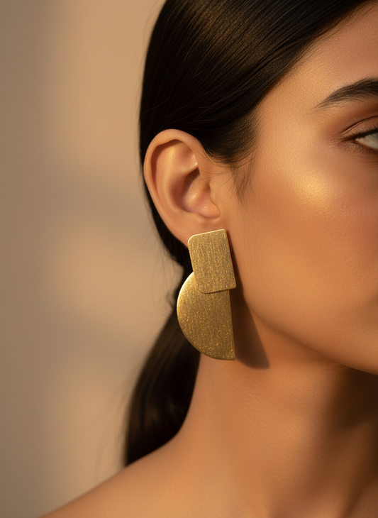 Ardha Synergy 18K Gold-Plated Brass Earrings