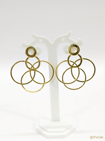 Pranika Harmony 18K Gold-Plated Brass Earrings