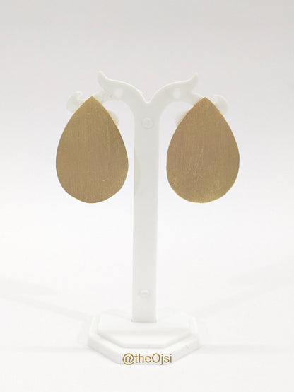 Jalika DewDrops 18K Gold-Plated Brass Stud Earrings