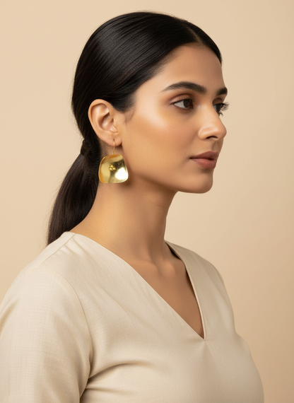 Kalika Dews 18K Gold-Plated Brass Earrings