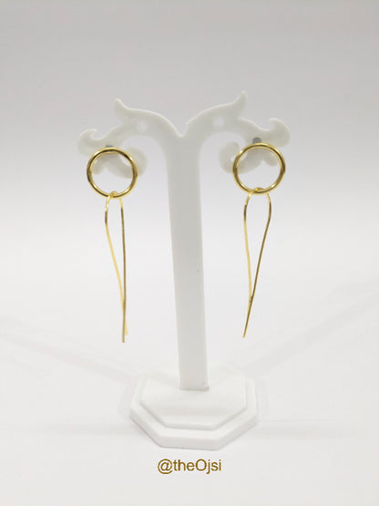 Ratika Dangler 18K Gold-Plated Brass Earrings