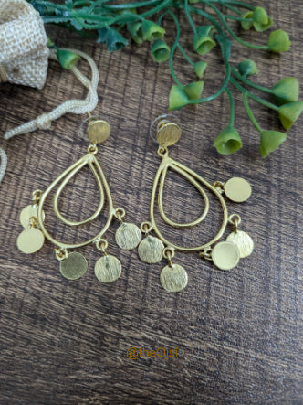 Nira Water drops 18K Gold-Plated Brass earrings