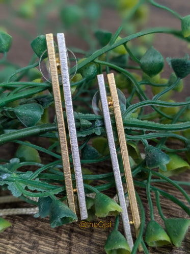 Aurora Strands 18K Gold-Plated Brass Earrings