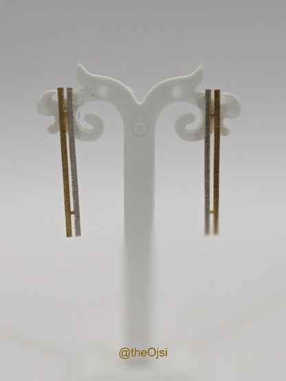 Aurora Strands 18K Gold-Plated Brass Earrings