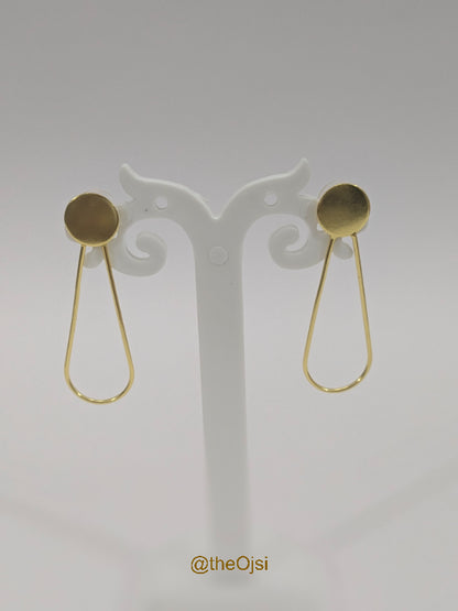Payodhi TearDrop 18K Gold-Plated Brass Earrings